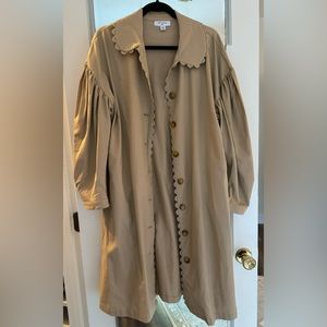 Kim Vargas x Target Scallop Edge Trench Coat
